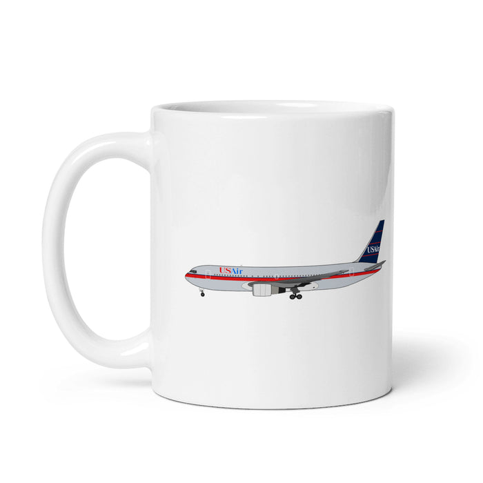 USAir B767-200 Coffee Mug - White - 11 oz - Right