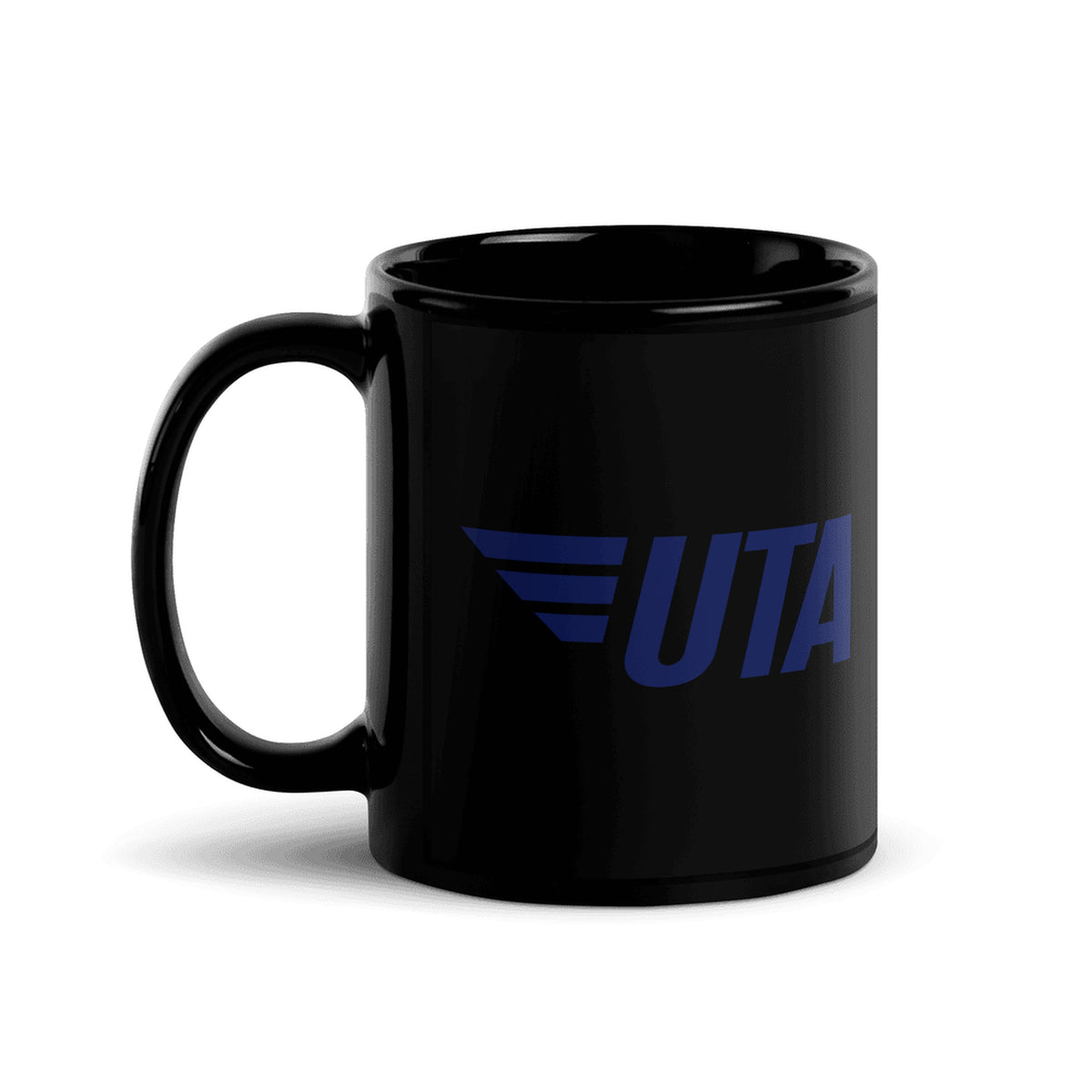 UTA Coffee Mug - Black - 11 oz - Right