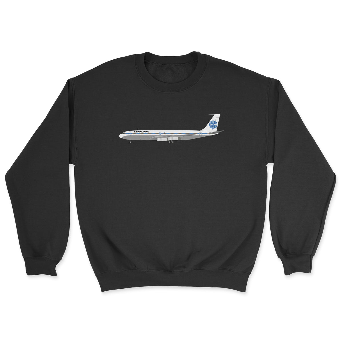 Pan Am Boeing 707 Unisex Sweatshirt - Black