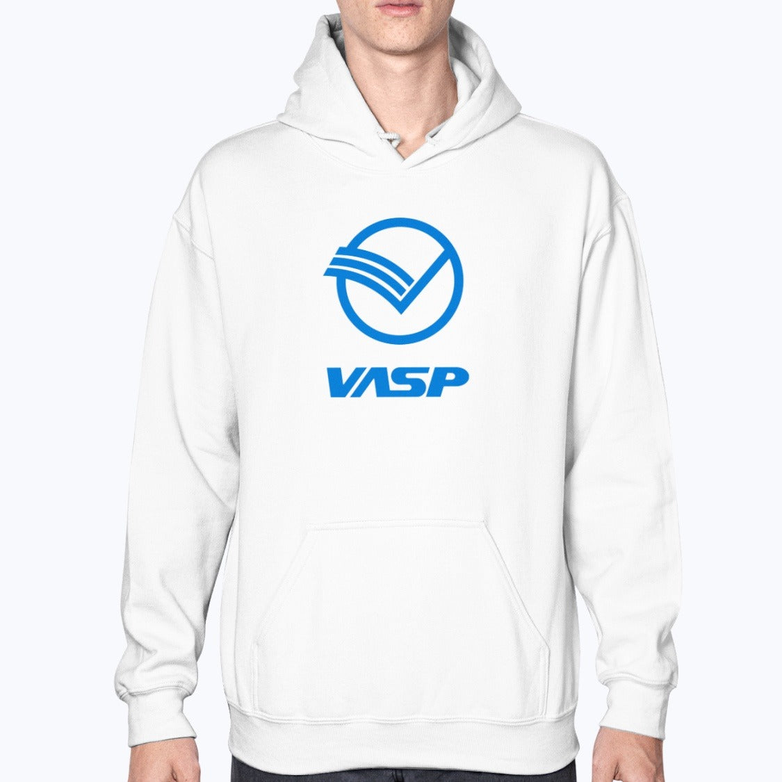 VASP Unisex Hoodie - White - Model