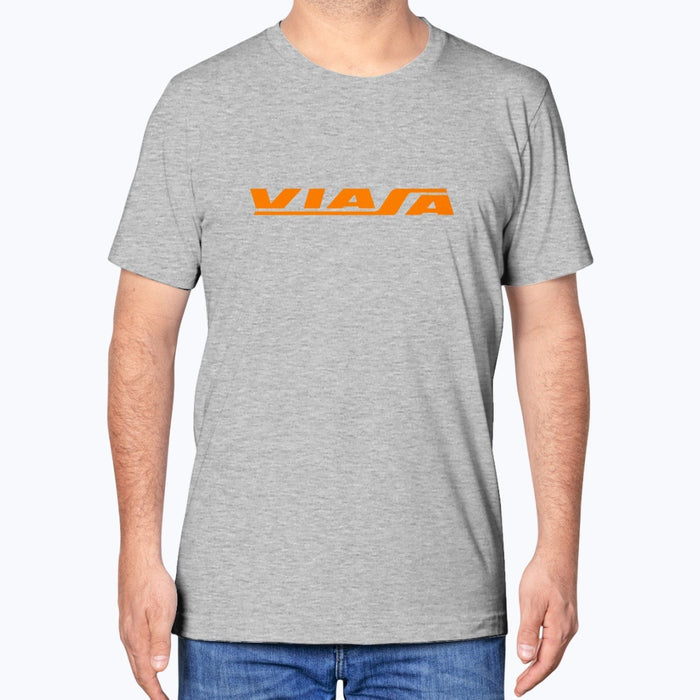 VIASA Unisex T-Shirt - Athletic Heather - Model