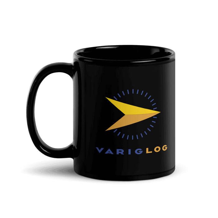 Varig Log Coffee Mug - Black - 11 oz - Right