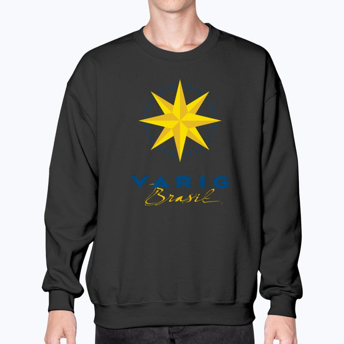 Varig Unisex Sweatshirt - Black - Model