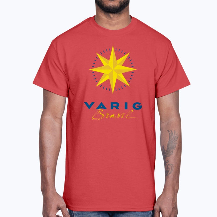 Varig Unisex T-Shirt - Red - Model