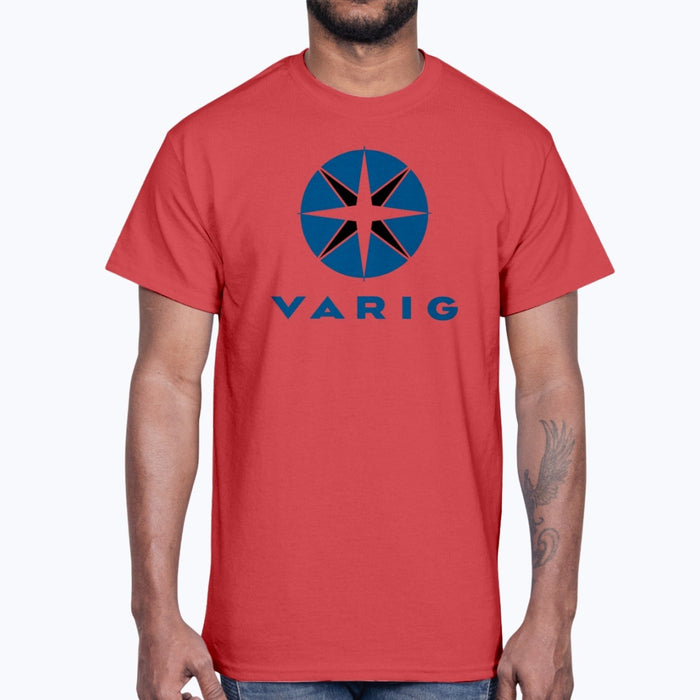 Varig Unisex T-Shirt - Red - Model
