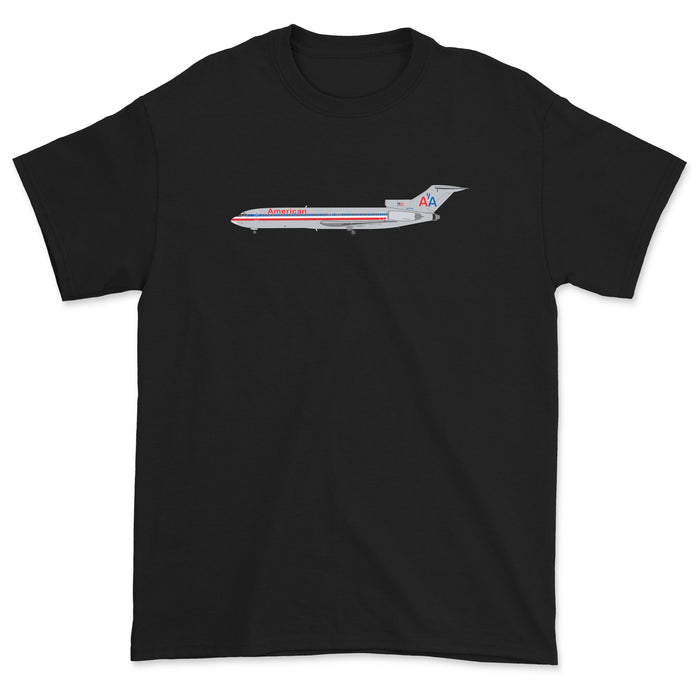 American Airlines Boeing 727 Unisex T-Shirt - Black