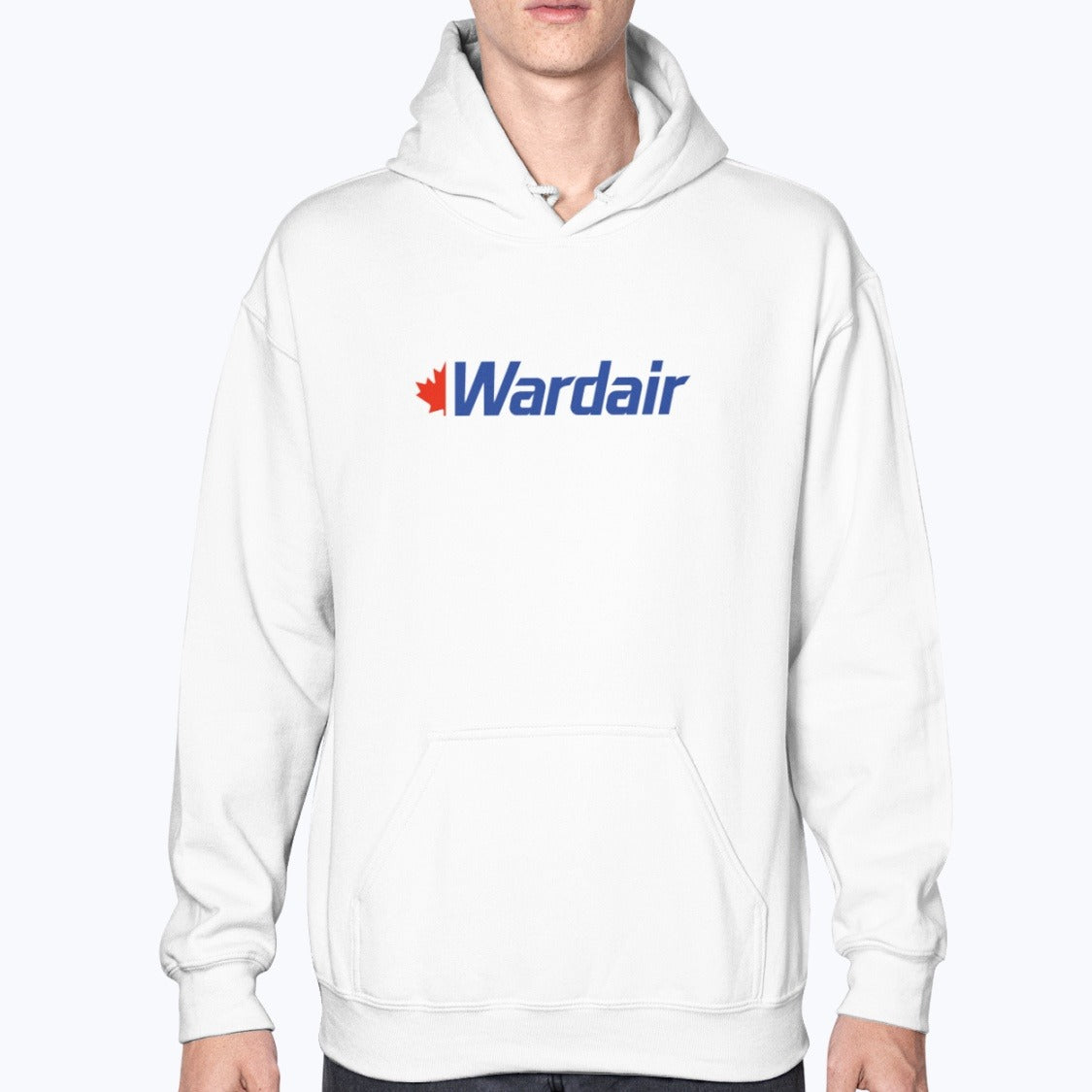 Wardair Unisex Hoodie - White - Model