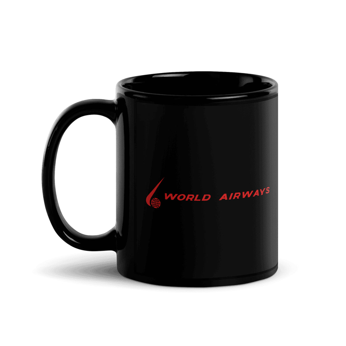 World Airways Coffee Mug - Black - 11 oz - Right