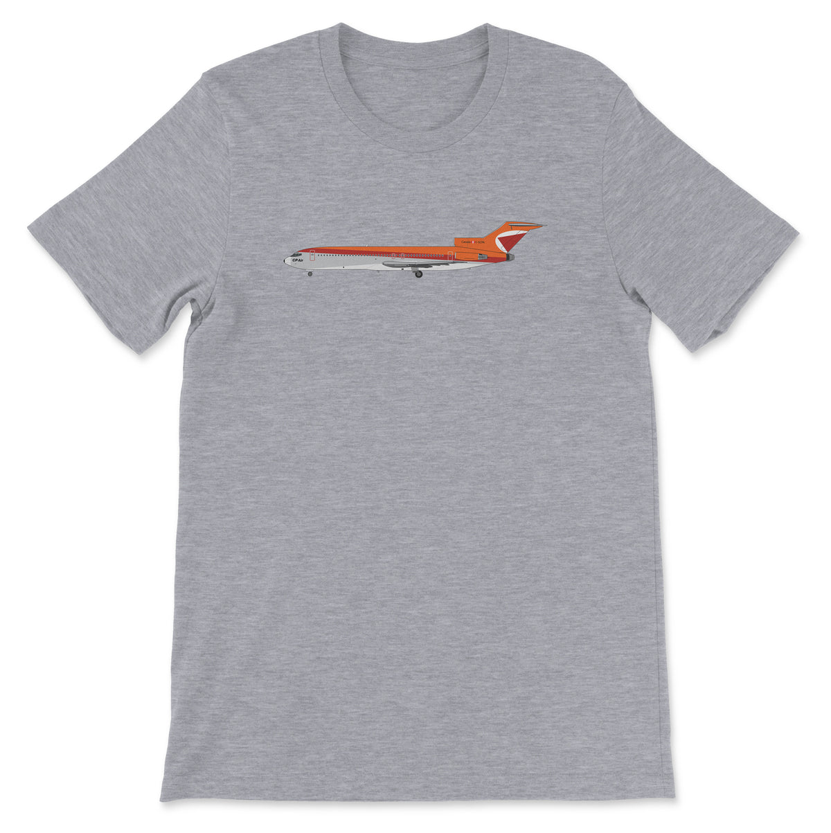 CP Air Boeing 727 Unisex T-Shirt - Athletic Heather