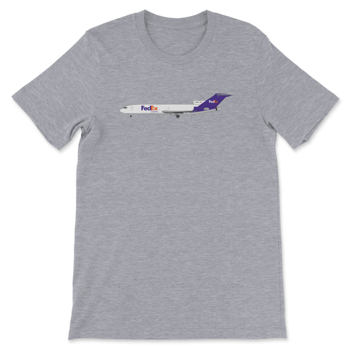 FedEx Boeing 727 Unisex T-Shirt - Athletic Heather