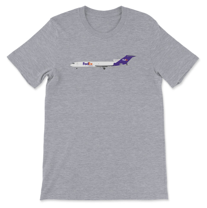 FedEx Boeing 727 Unisex T-Shirt - Athletic Heather