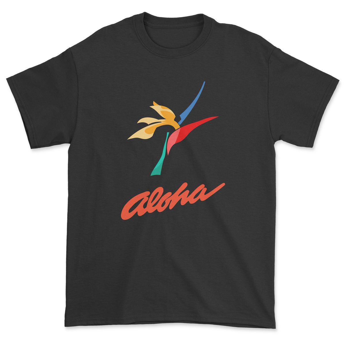 Aloha Airlines Unisex T-Shirt - Black
