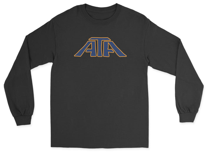 ATA Airlines Unisex Long Sleeve T-Shirt - Black