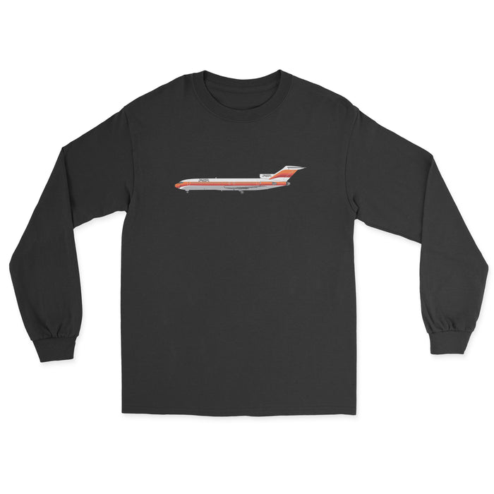 PSA Boeing 727 Unisex Long Sleeve T-Shirt - Black