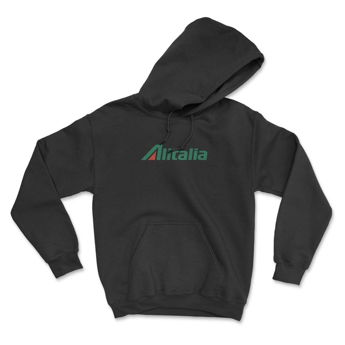 Alitalia Unisex Hoodie - Black