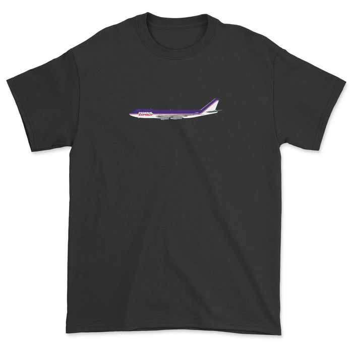 FedEx Express Boeing 747 Unisex T-Shirt - Black