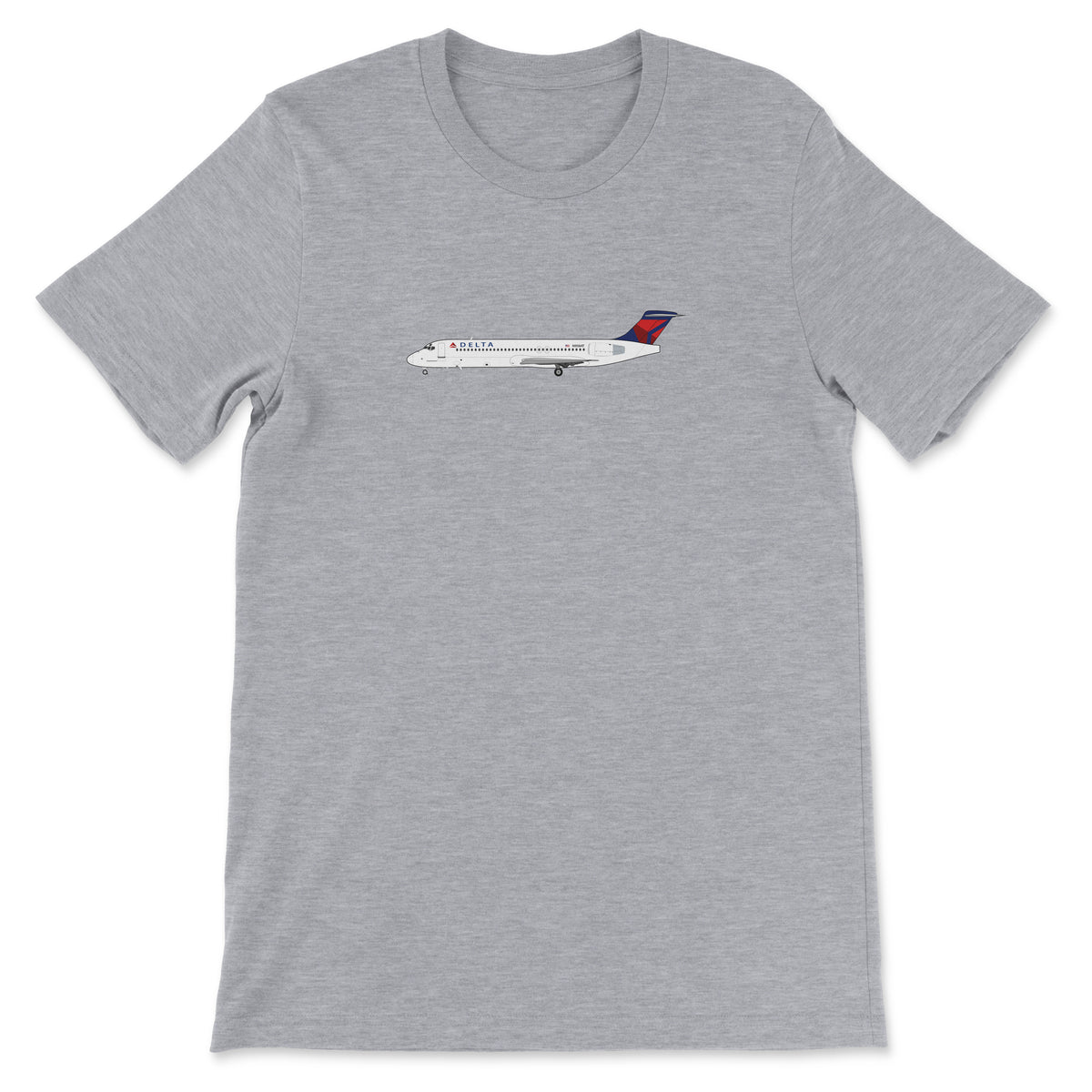 Delta Air Lines Boeing 717 Unisex T-Shirt - Athletic Heather