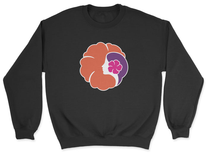 Hawaiian Airlines Old Logo (1995) Unisex Sweatshirt - Black