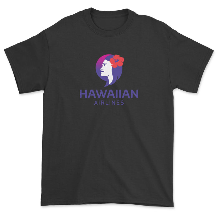 Hawaiian Airlines 2017 Logo Unisex T-Shirt - Black
