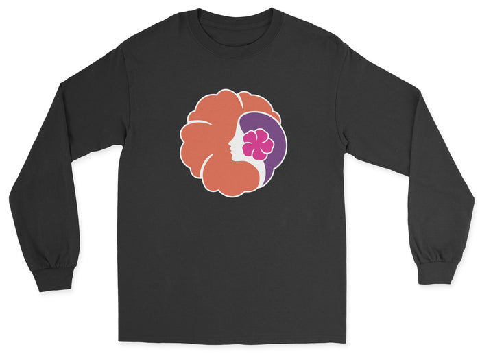 Hawaiian Airlines Old Logo (1995) Unisex Long Sleeve T-Shirt - Black
