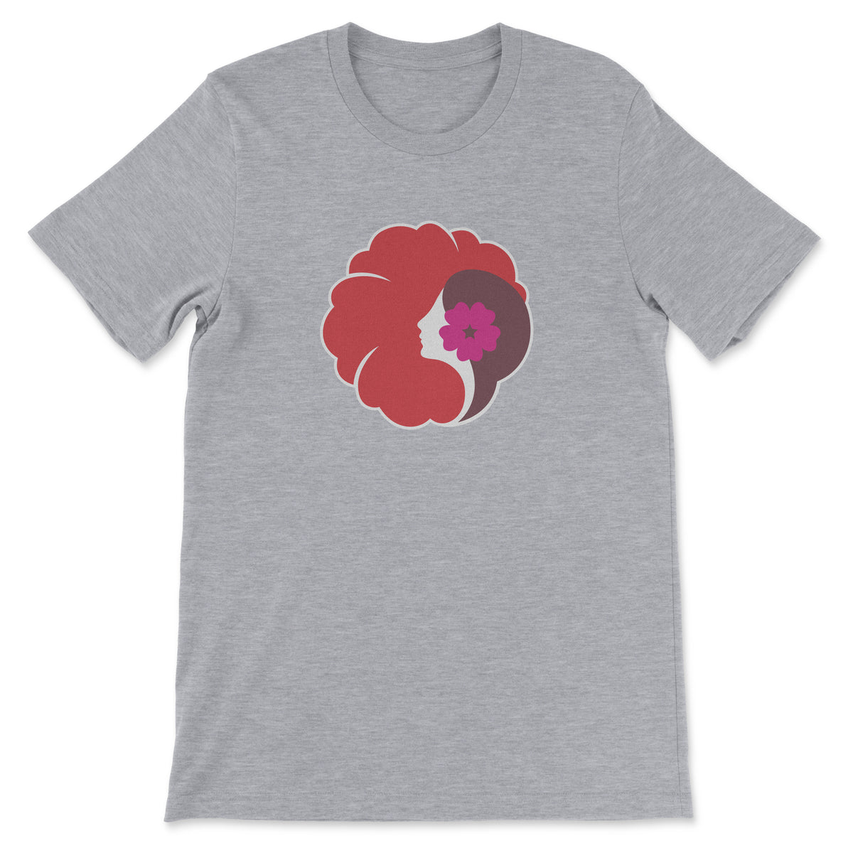 Hawaiian Airlines Old Logo (1990) Unisex T-Shirt - Athletic Heather