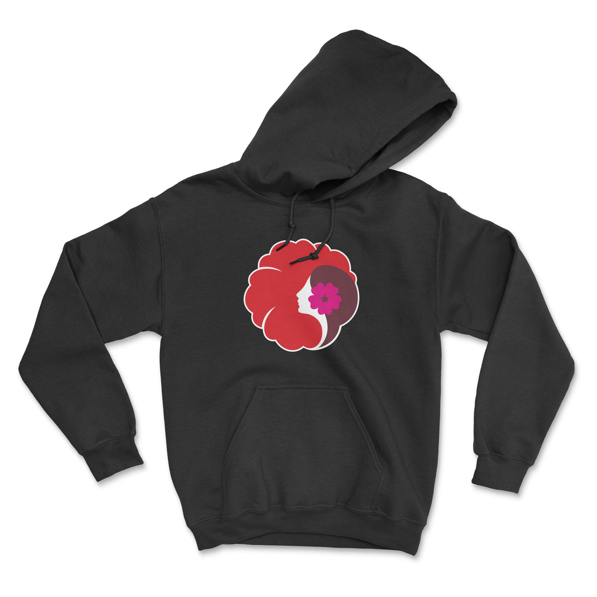 Hawaiian Airlines Old Logo (1990) Unisex Hoodie - Black