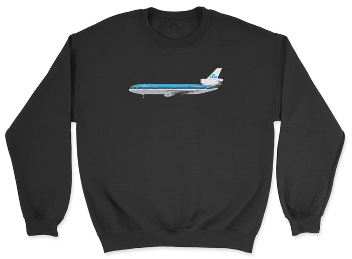 KLM McDonnell Douglas DC-10 Unisex Sweatshirt - Black