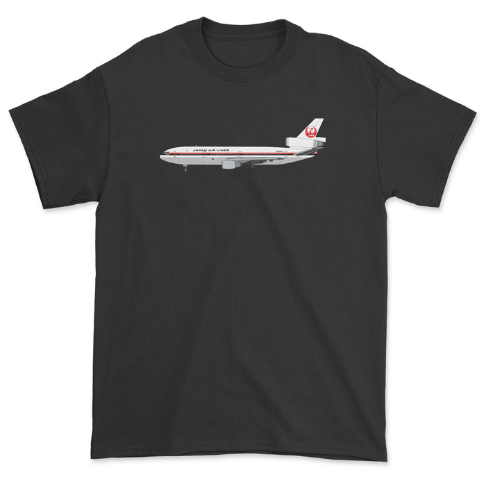 Japan Airlines McDonnell Douglas DC-10 Unisex T-Shirt - Black