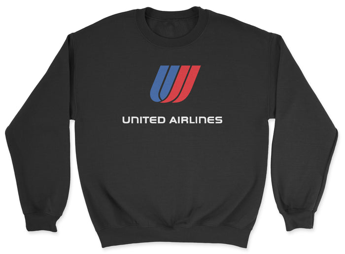 United Airlines Unisex Sweatshirt - Black