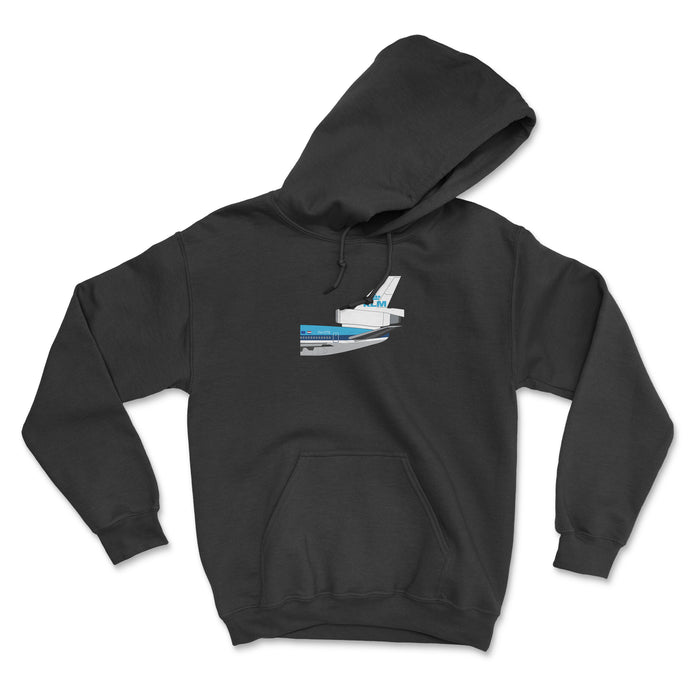 KLM McDonnell Douglas DC-10 Tail Section Unisex Hoodie - Black