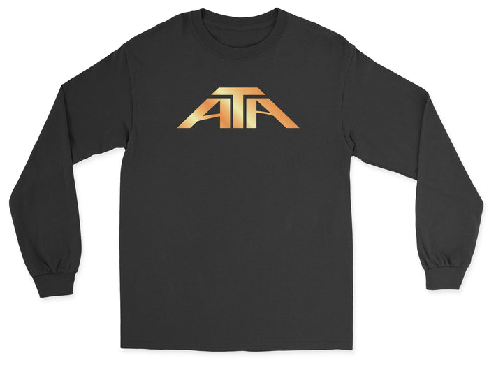 ATA Airlines Unisex Long Sleeve T-Shirt - Black