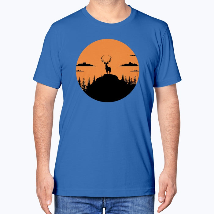 test Unisex T-Shirt - True Royal - Model