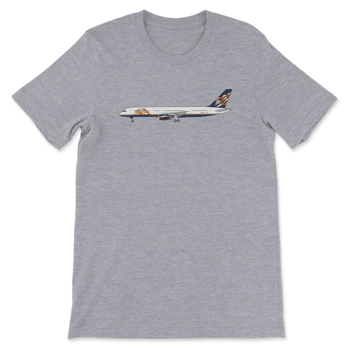 ATA Airlines Boeing 757 Unisex T-Shirt - Athletic Heather