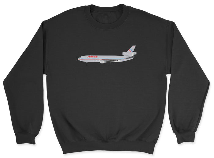 American Airlines McDonnell Douglas DC-10 Unisex Sweatshirt - Black