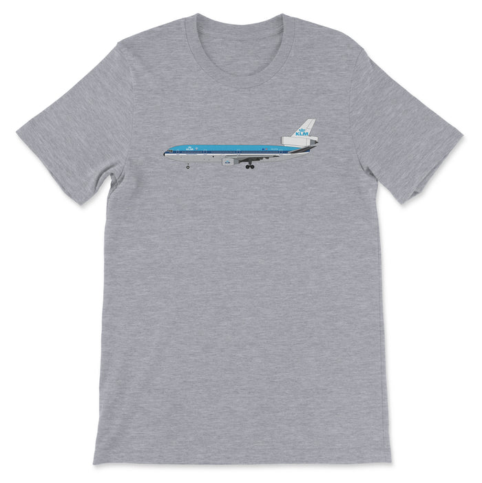 KLM McDonnell Douglas DC-10 Unisex T-Shirt - Athletic Heather