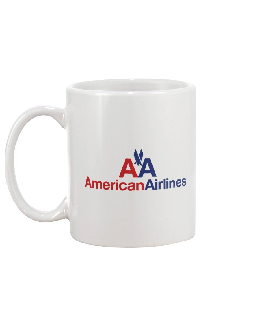 American Airlines Old Logo Coffee Mug - White