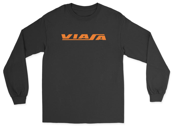VIASA Unisex Long Sleeve T-Shirt - Black